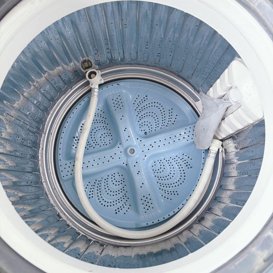 88運搬取付無料！ゴールド純正SHARP電気洗濯機乾燥機！一人暮らしに！完動品