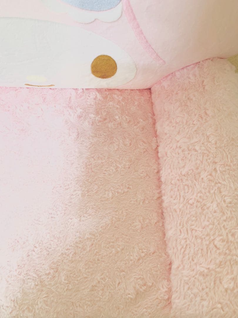 み*ゅ様 マイメロディ フワフワボアソファ 一人用 中古