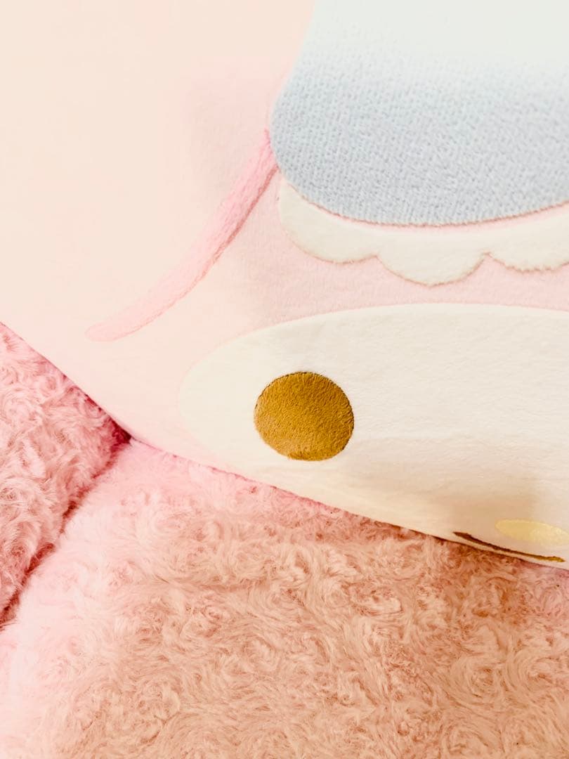 み*ゅ様 マイメロディ フワフワボアソファ 一人用 中古