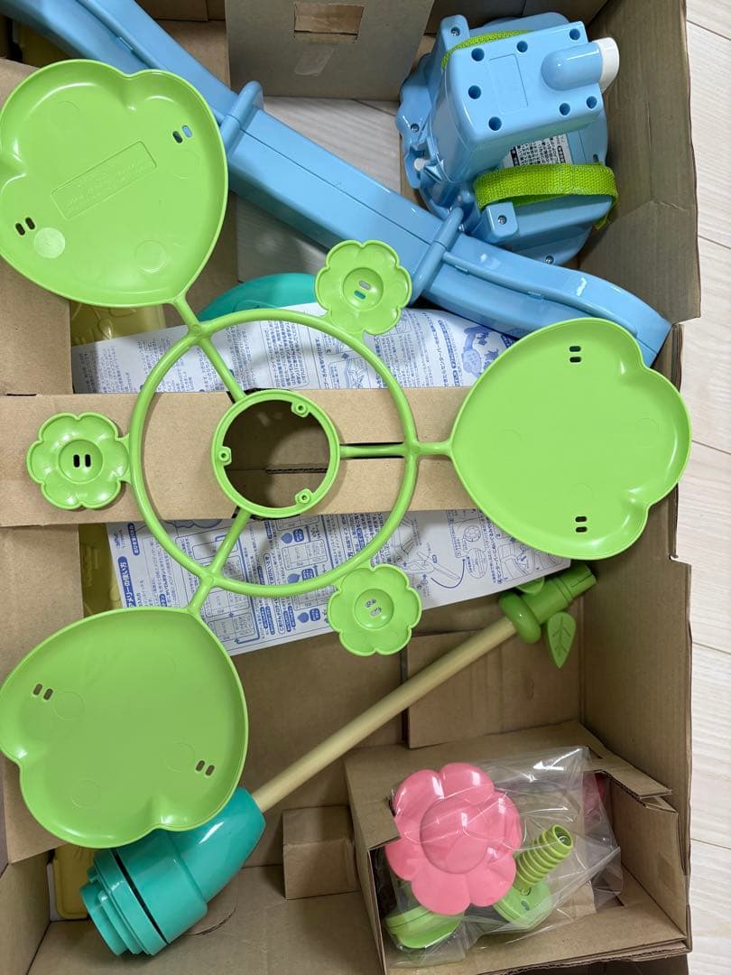 【極美品】くまのプーさんえらべる回転6WAYジムにへんしんメリー　プーメリー