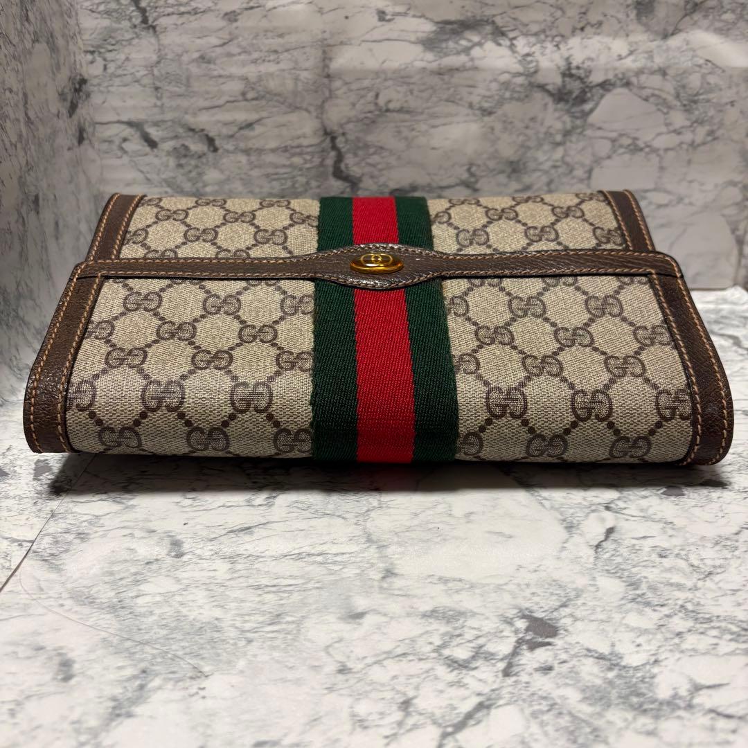 美品　GUCCI クラッチバッグ シェリーライン オールドグッチ　セカンドバッグ