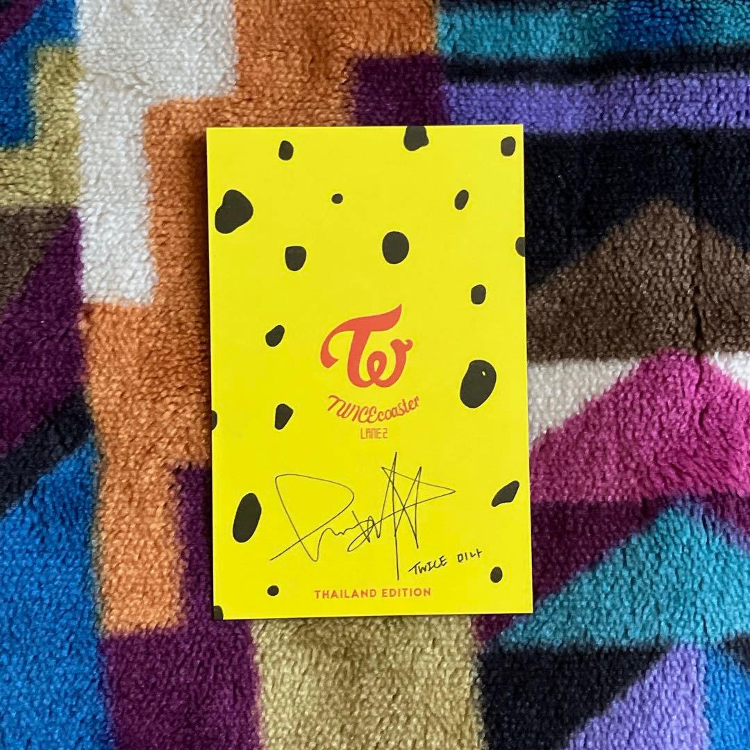 TWICE coaster LANE2タイ盤 ミナ トレカ