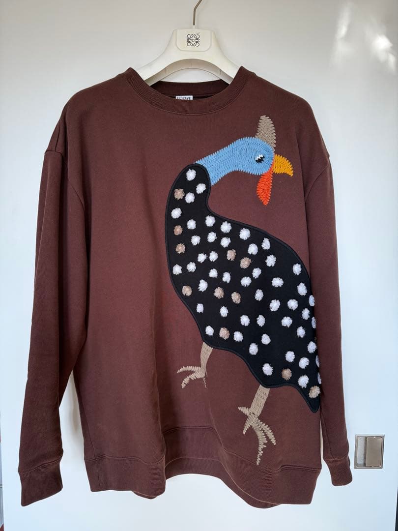 LOEWE 鳥刺繍 クルーネック トレーナー