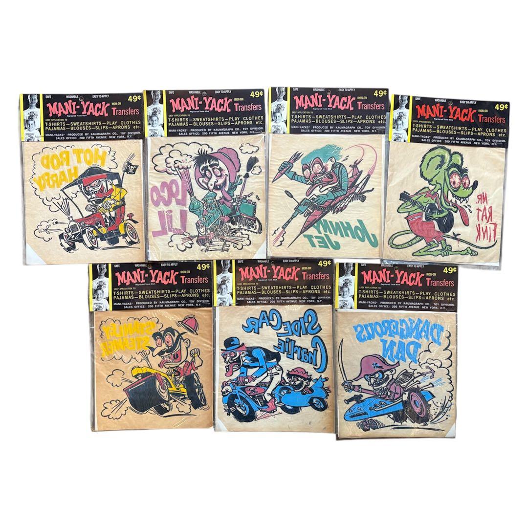 MANI-YACK アイロンプリント1963 rat fink