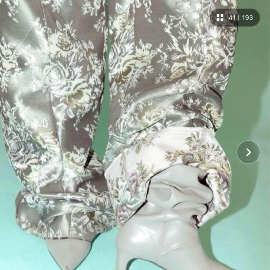 igi INSIDE OUT JACQUARD PANTS パンツ　シルバー　0