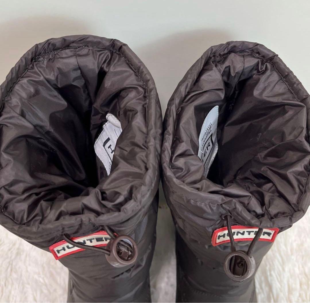 HUNTER スノーブーツ ロングブーツブラウン 39 25cm UK6