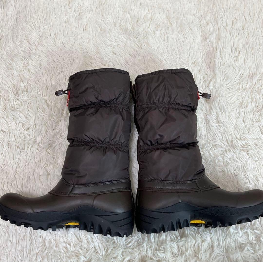 HUNTER スノーブーツ ロングブーツブラウン 39 25cm UK6