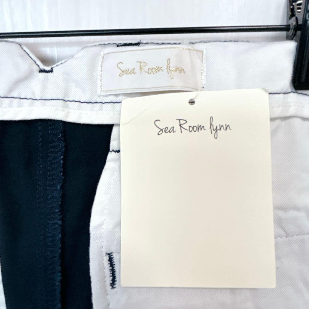 【新品】searoomlynn クラッシュチノパンツ　ネイビー