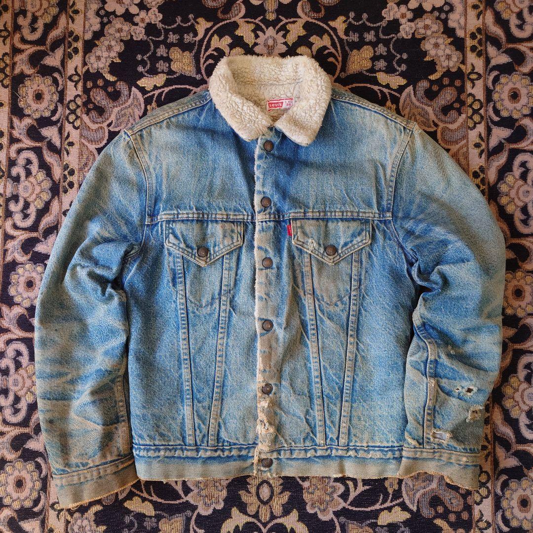【雰囲気バチバチ】70s Levi’sボアGジャン／激ヤレ名品　70605
