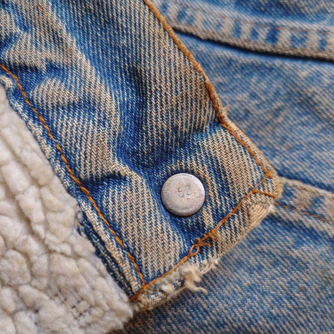【雰囲気バチバチ】70s Levi’sボアGジャン／激ヤレ名品　70605
