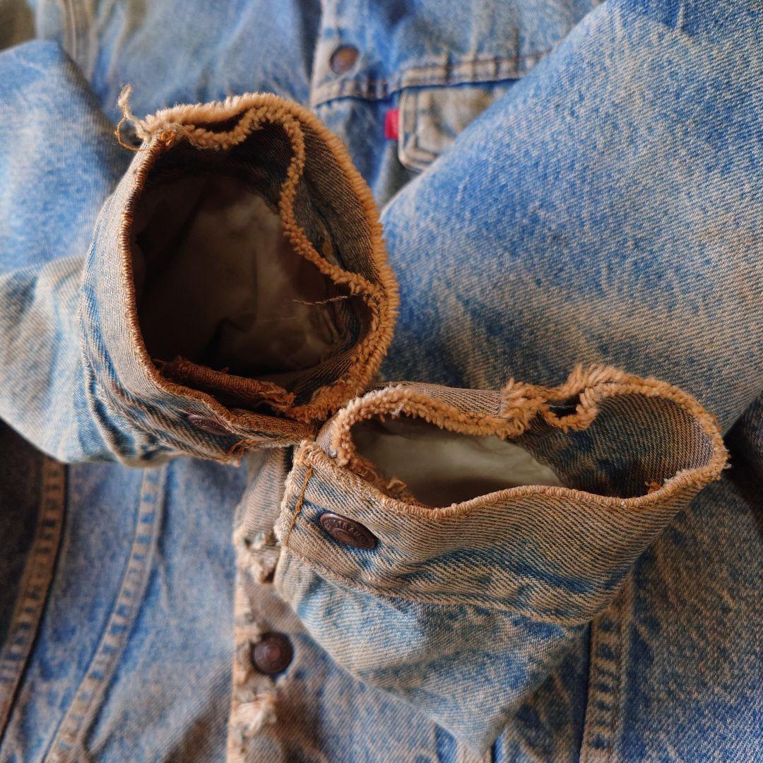 【雰囲気バチバチ】70s Levi’sボアGジャン／激ヤレ名品　70605