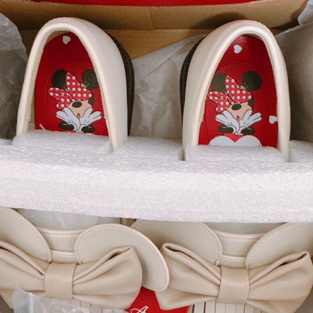 【おしおページ】3WAY仕様【ミニーマウス】ローファー