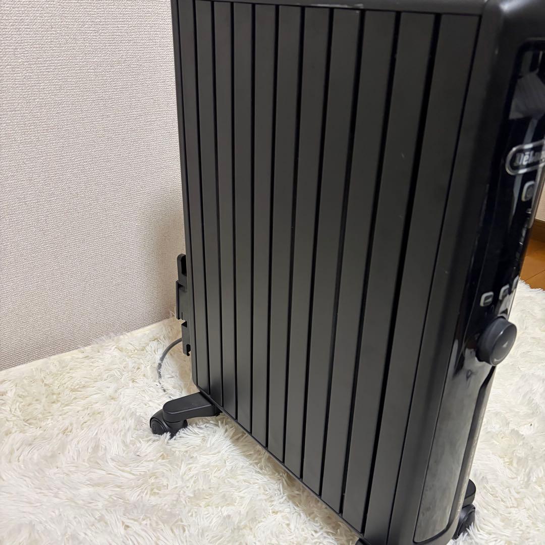 デロンギ オイルヒーター MDHU15-PB ブラック リモコン付き