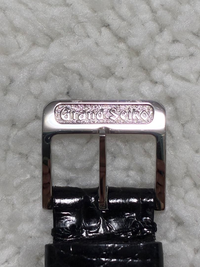 グランドセイコー 純正尾錠+本ワニ革ベルト