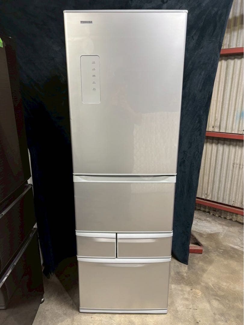 東芝 冷蔵庫 GR-417G（S） 2017年製 410L 右開き