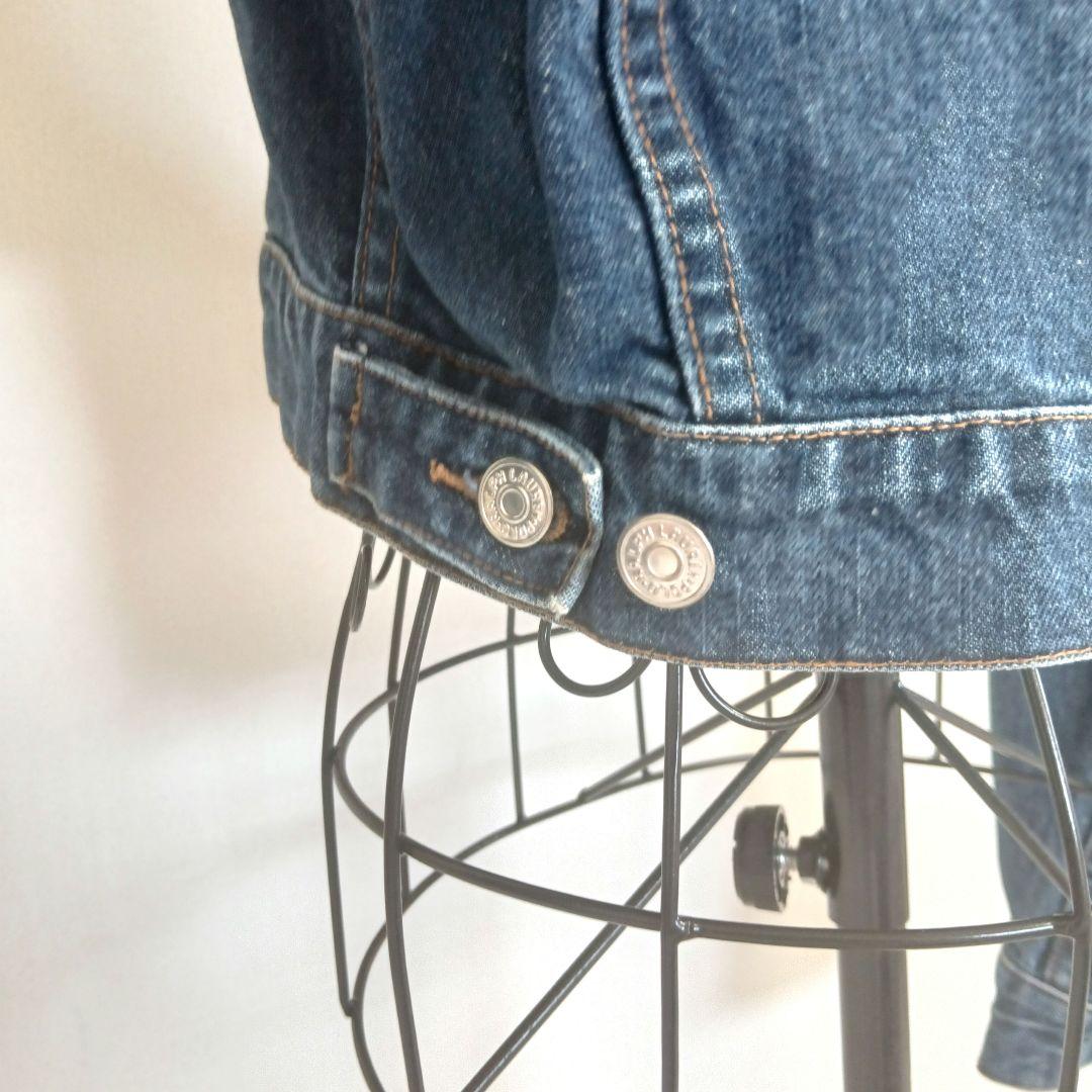 90s ralph lauren ラルフローレン デニム ジャケット 短丈 L