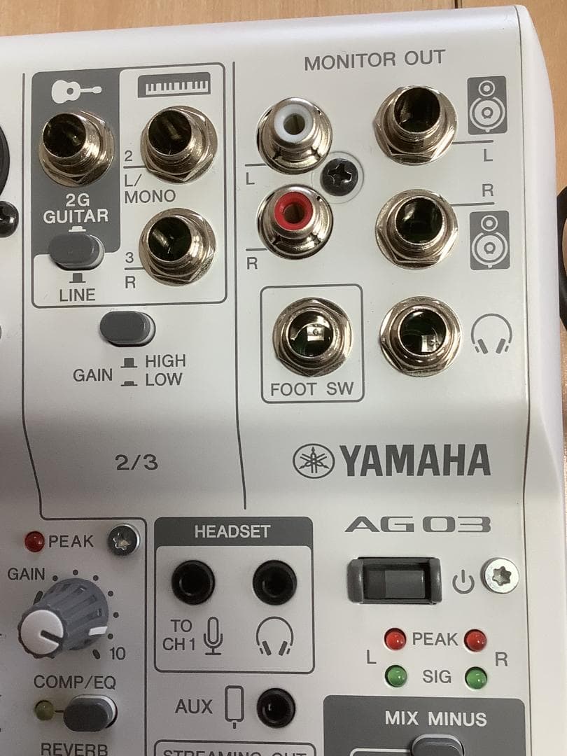YAMAHA AG03 MK2 USBオーディオインターフェイス
