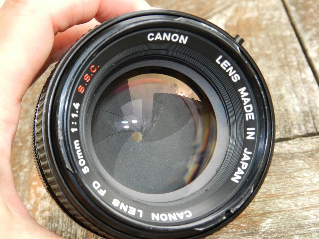 極美品　Canon FD 50mm f/1.4 S.S.C.レンズ　即撮影可