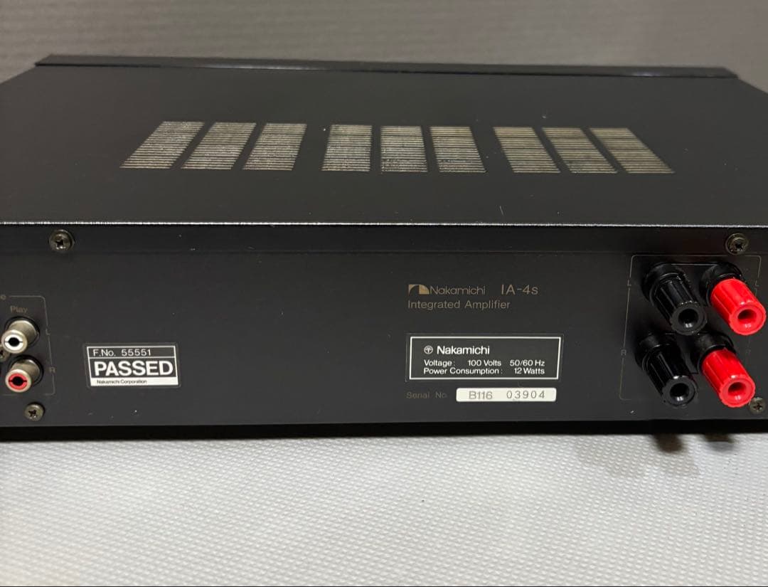 Nakamichi IA-4s アンプ