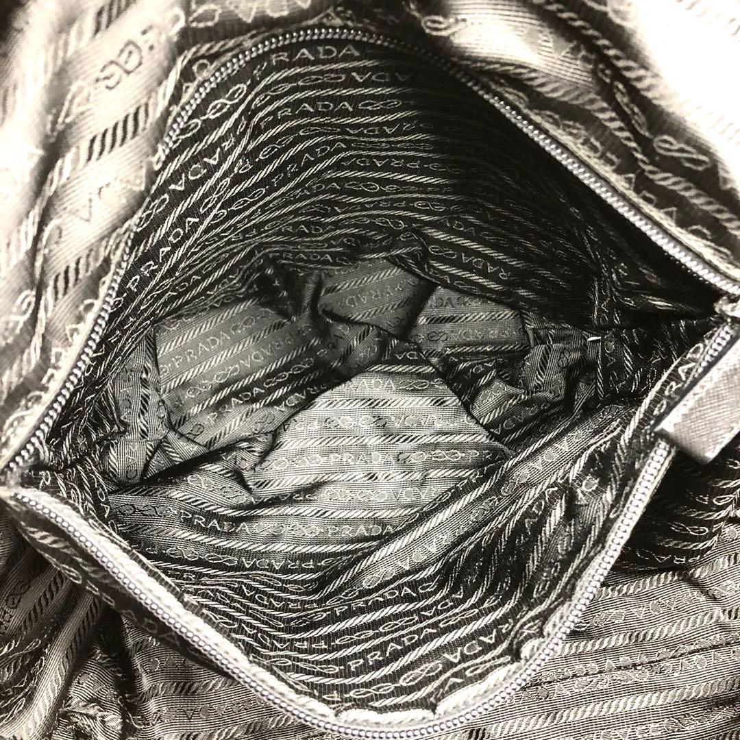 ✨美品✨プラダ ボストンバッグ 2way 三角ロゴ カデナ 大容量 ナイロン 黒