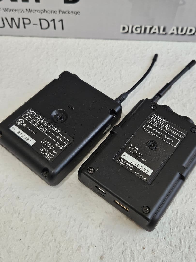 【推しの生声が聴けちゃう】ソニーUWP-Dシリーズ　ワイヤレス マイク