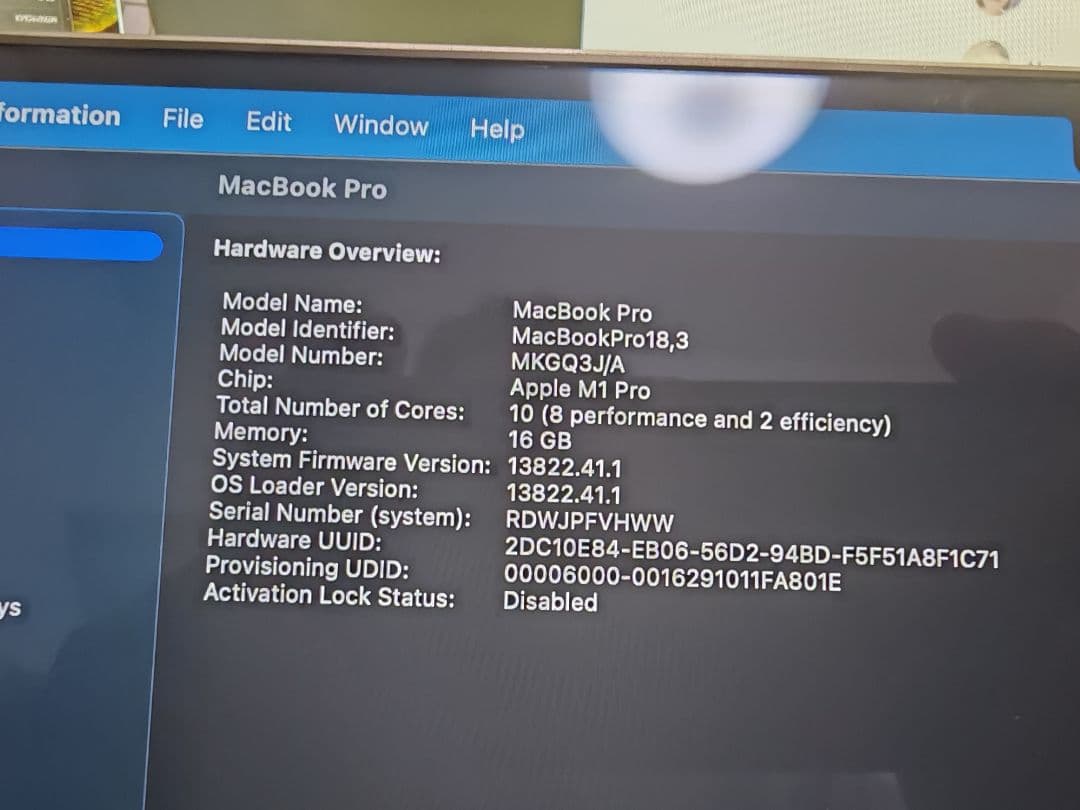 Apple MacBook Pro M1 シルバー 日本語配列