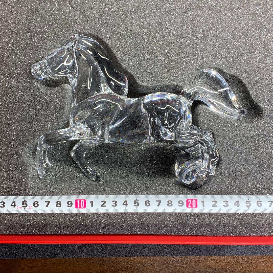 ⭐️美品⭐️バカラ⭐️馬の彫刻⭐️クリスタル⭐️いななく馬⭐️高級オブジェ⭐️フランス製⭐️希少