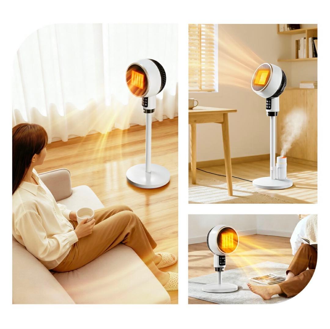 「2025年最新型＆2秒速暖」セラミックヒーター 速暖 人感センサー 大風量