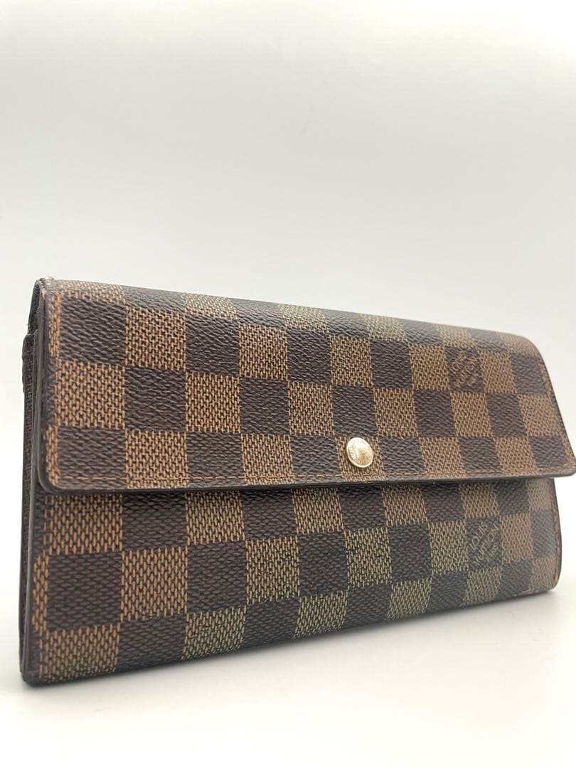 【美品】✨️ルイヴィトン ダミエ 長財布 ポルトフォイユサラ 人気モデル 男女兼用