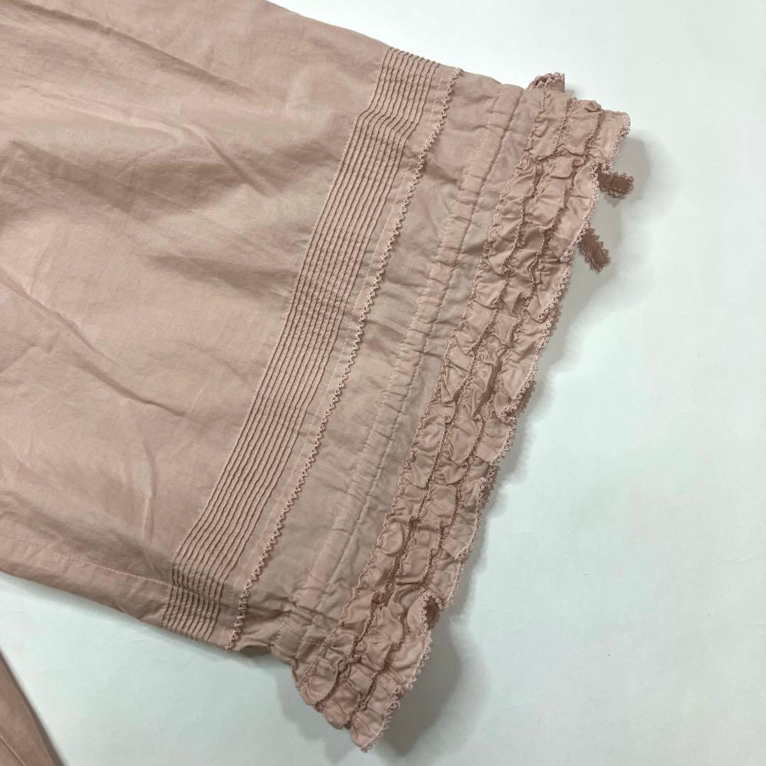 【美品】ピンクハウス ピンク ピコフリル ピンタック ドロワーズ/2019年