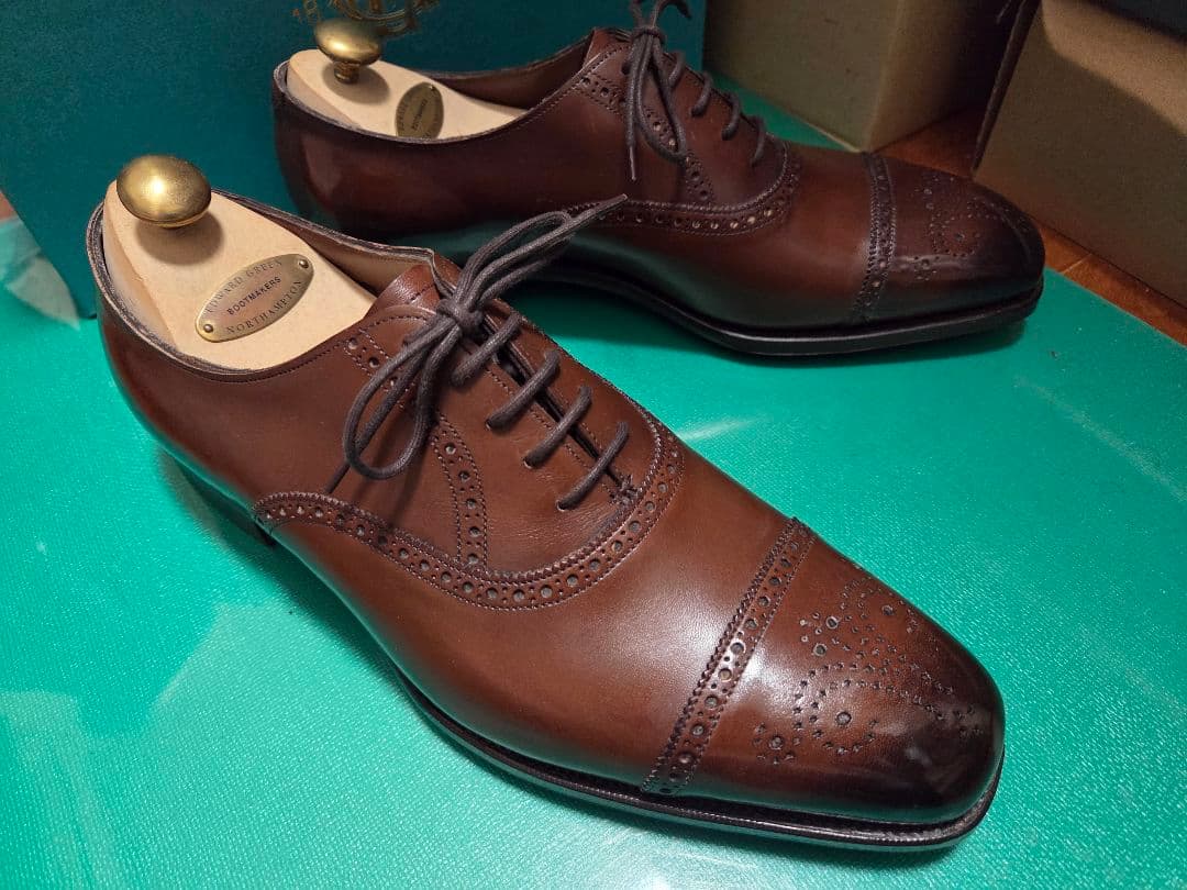 【未使用】EDWARD GREEN エドワードグリーン　アスキス　ブラウン　9