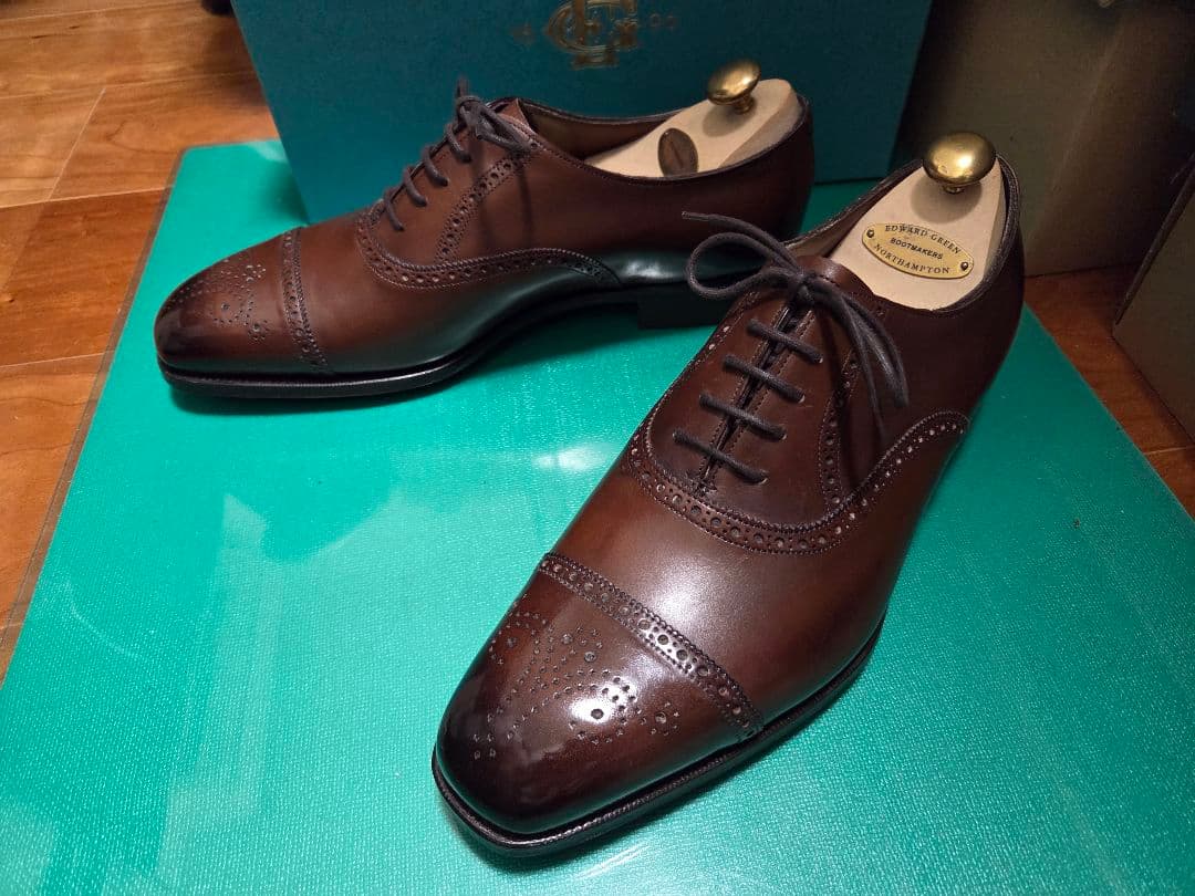 【未使用】EDWARD GREEN エドワードグリーン　アスキス　ブラウン　9