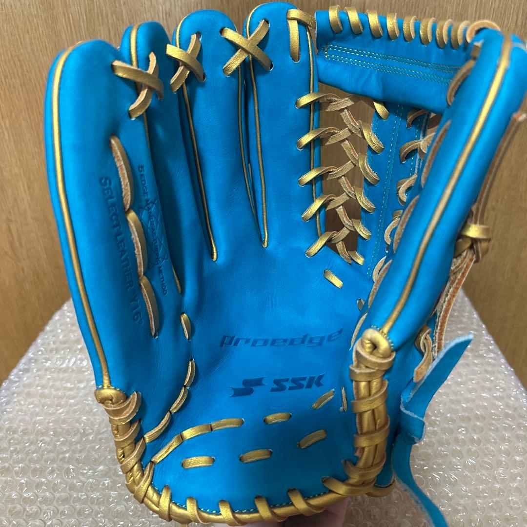 prideby 軟式グローブ 青金
