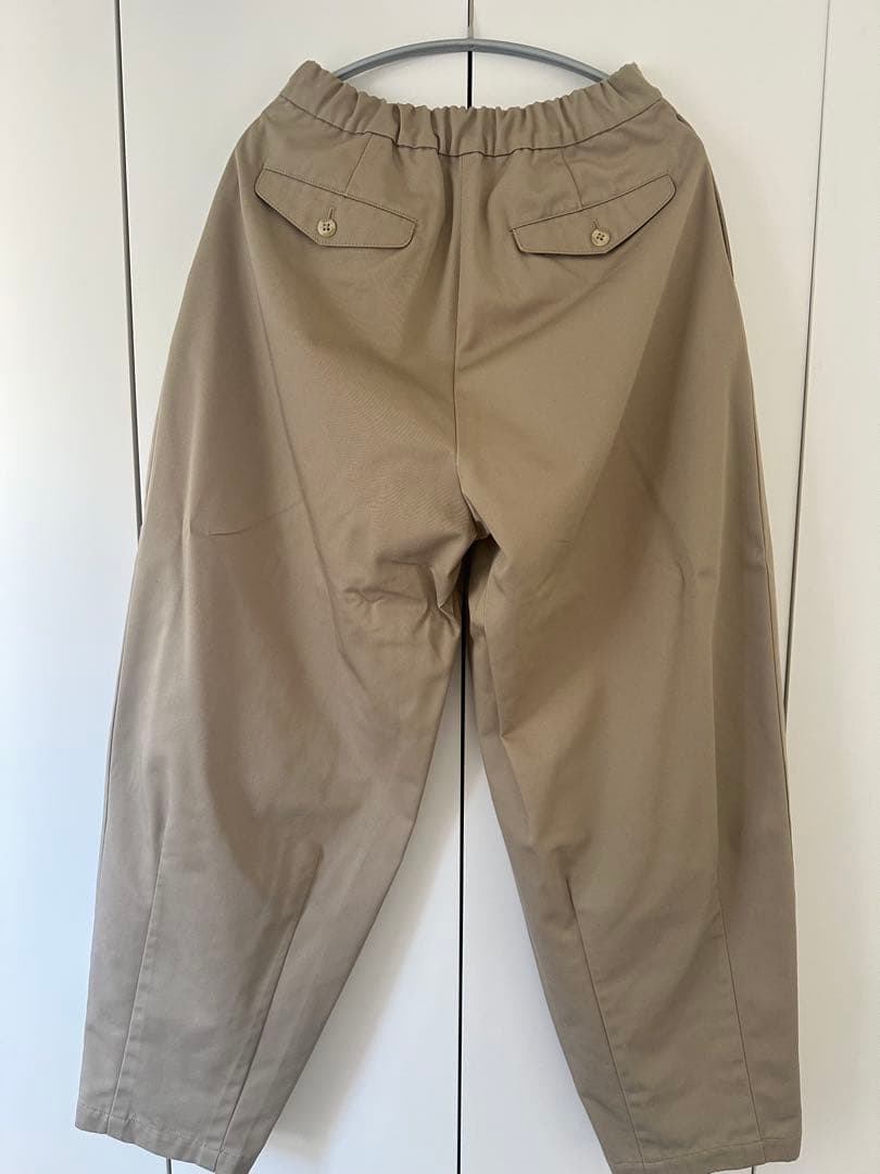 【美品】Nala コクーンチノパンツM cocoon chino pants