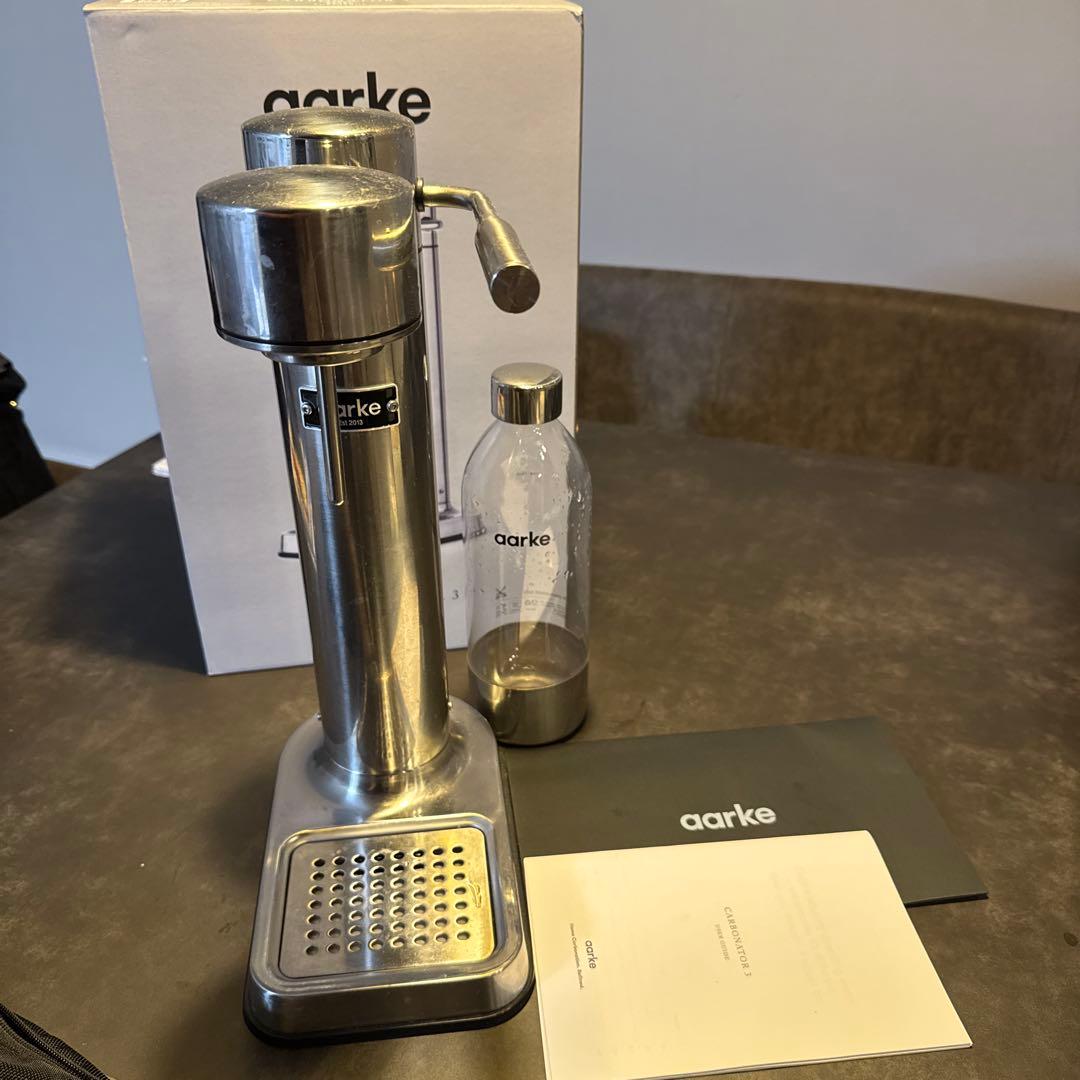 【箱/説明書あり】アールケ　カーボネーター3 AARKE シルバー　719