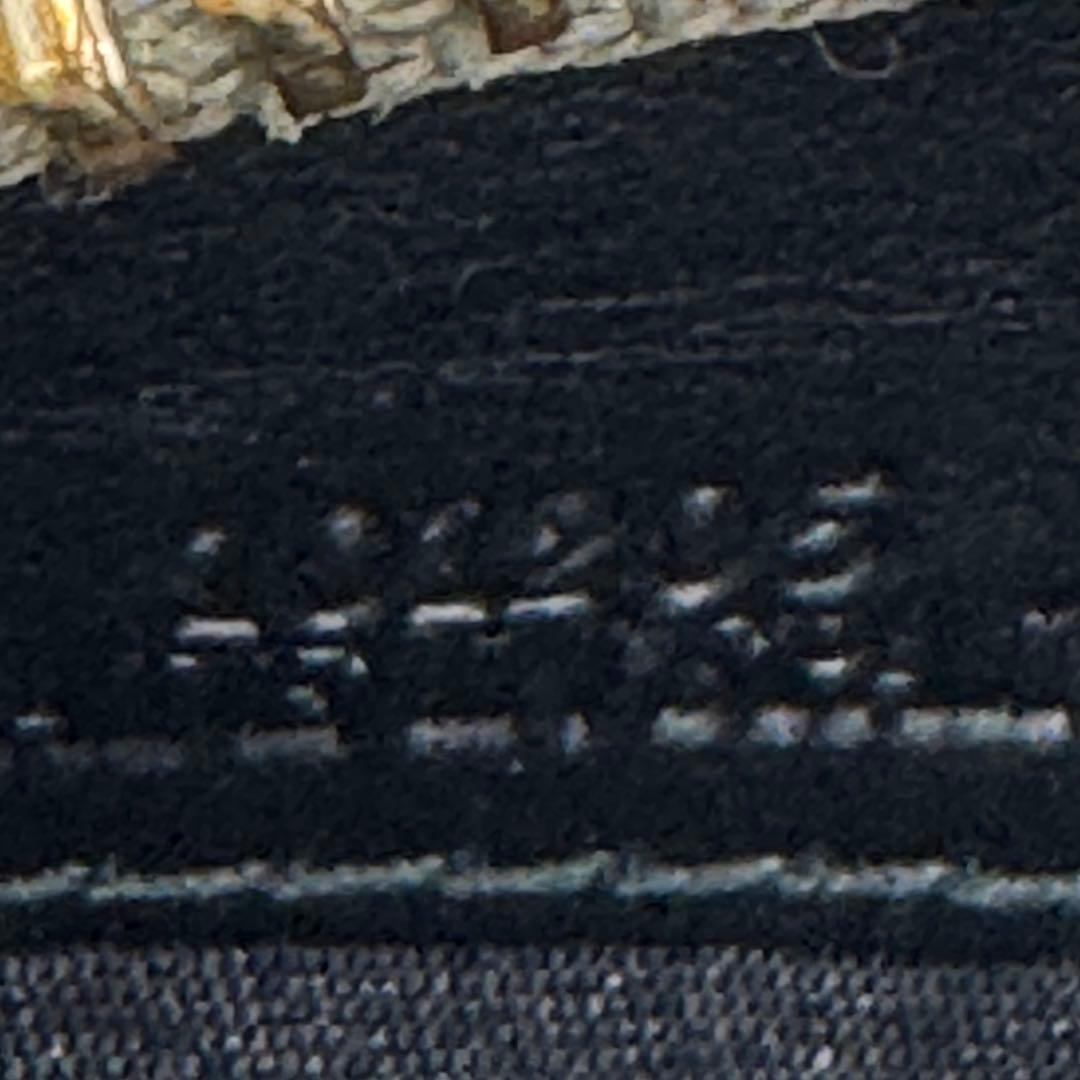 LOEWE ロエベ アナグラム レザー ラウンド 長財布 カーキゴールド