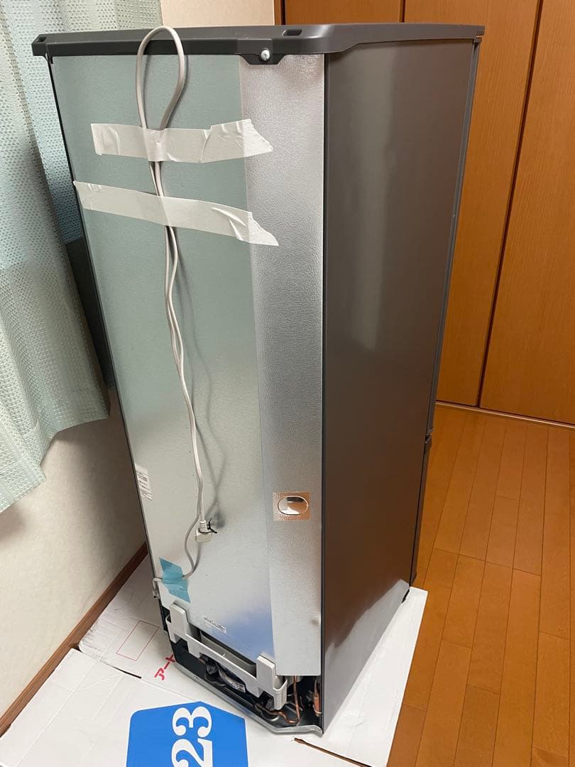 三菱 2ドア 冷凍冷蔵庫 168L 右開き MR-P17J-H 保証書