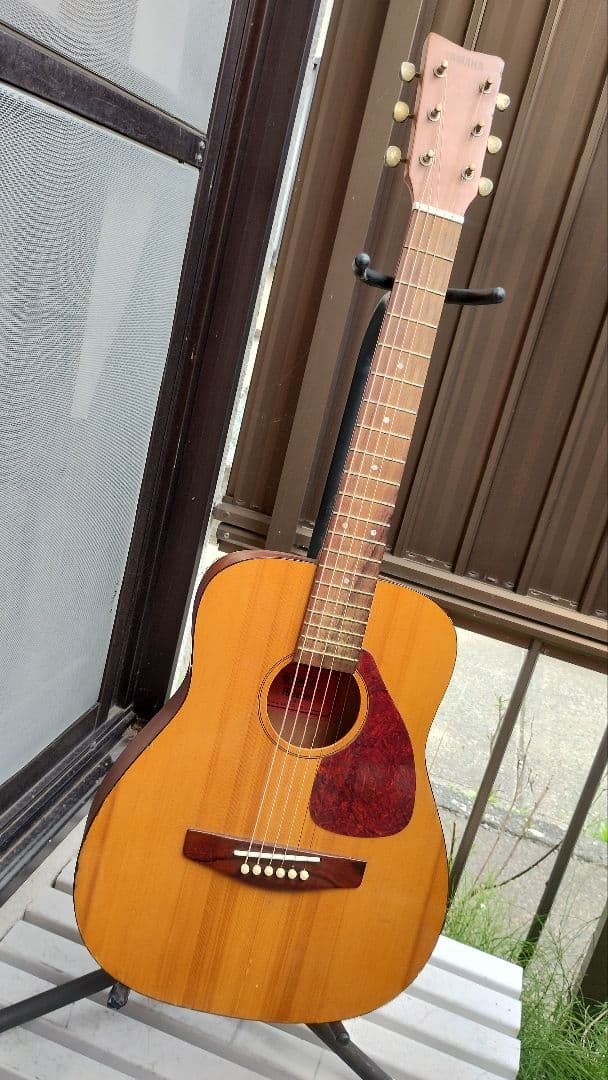 YAMAHA FG-junior 赤ラベル コンタクトピックアップ付エレアコ