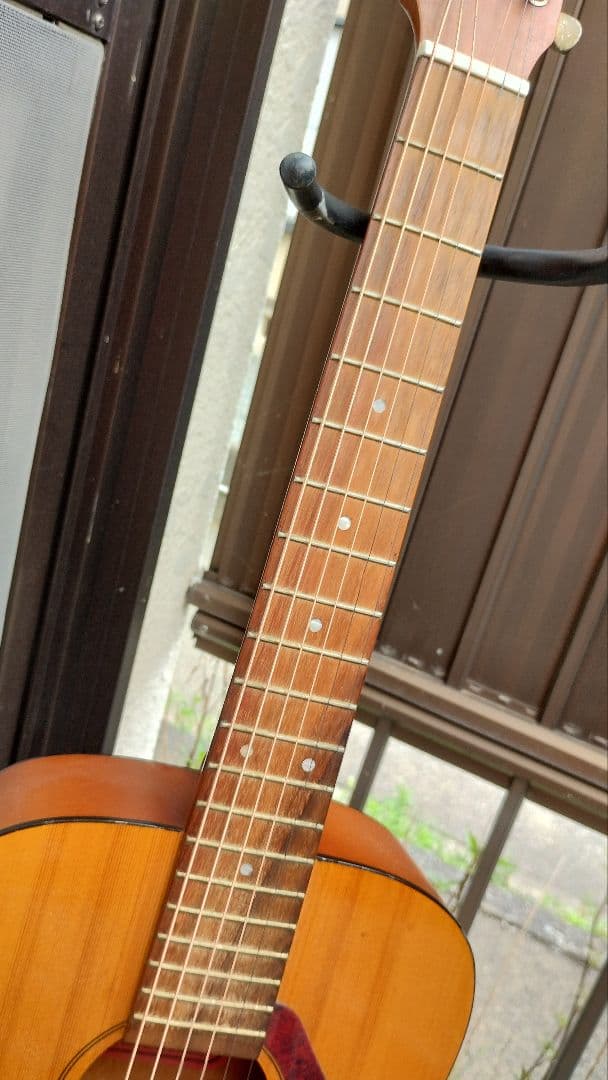 YAMAHA FG-junior 赤ラベル コンタクトピックアップ付エレアコ