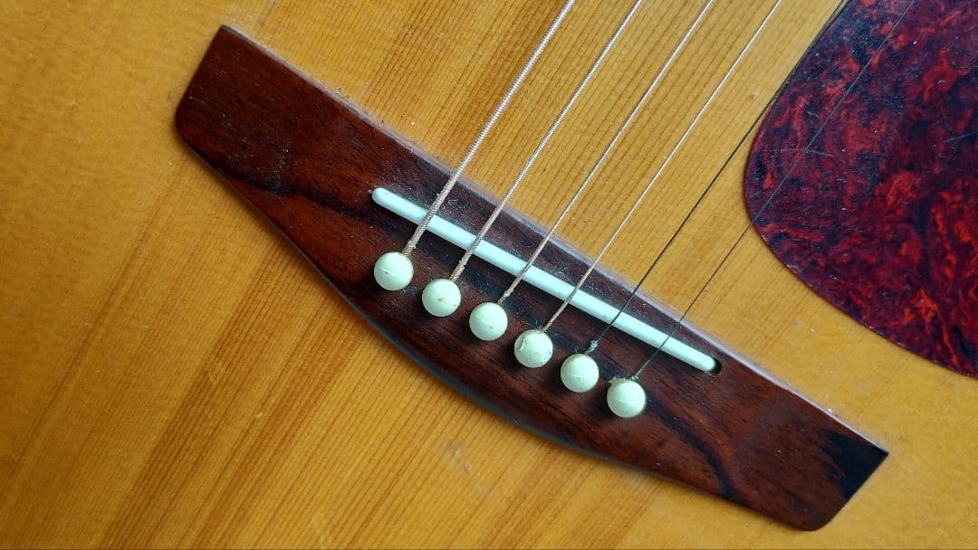 YAMAHA FG-junior 赤ラベル コンタクトピックアップ付エレアコ