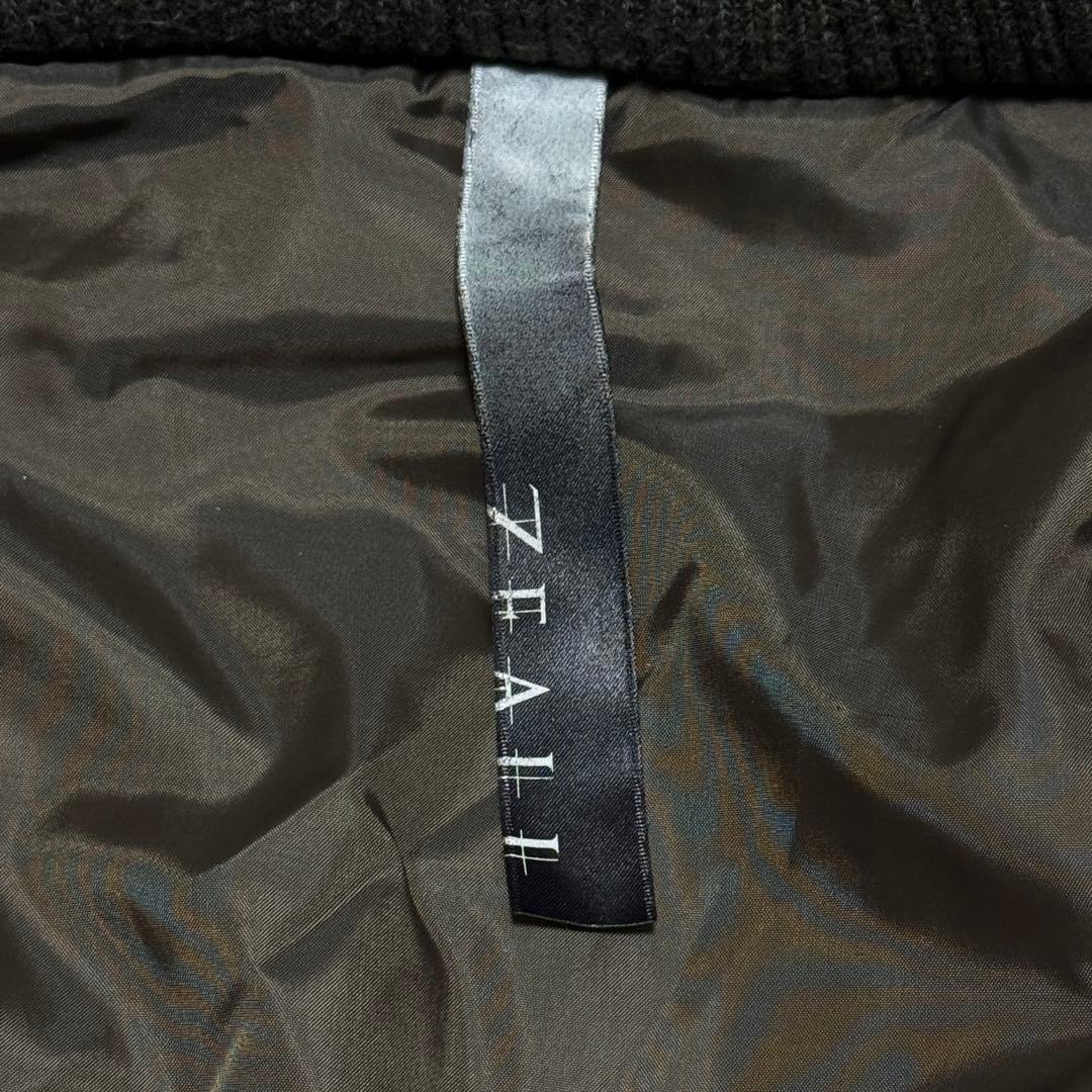 ジャケット・アウター ZEALL Y2K 00s Padded Zip Jacket Rib Knit