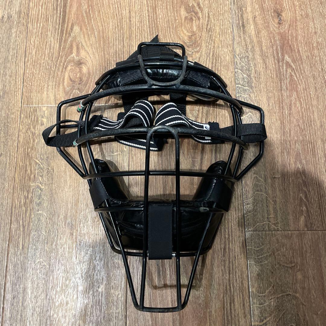 【洗濯済】アシックス軟式キャッチャー防具 一式 ブラック JSBB