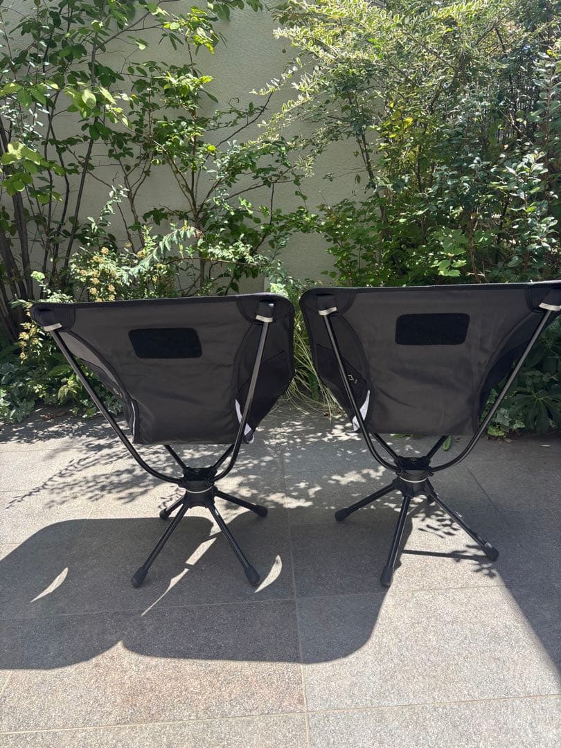 Helinox Tac. スイベルチェア / ブラック　2脚セット