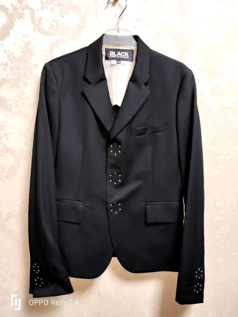 BLACKCOMMEdesGARCONS スナップボタンジャケット