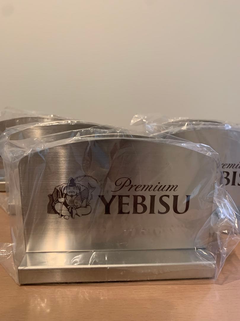 サッポロ　プレミアムエビス　メニュースタンド（非売品）5個セット