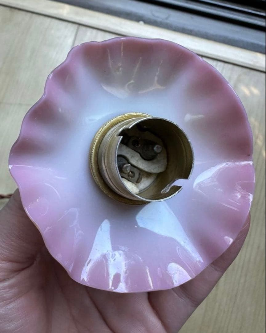 ＊リッコページになります＊ オパリンローズの小さなアトリエランプ2個＊