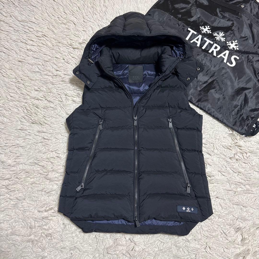 TATRAS クローネ ダウンベスト 2WAY 19AW 02 ネイビー系
