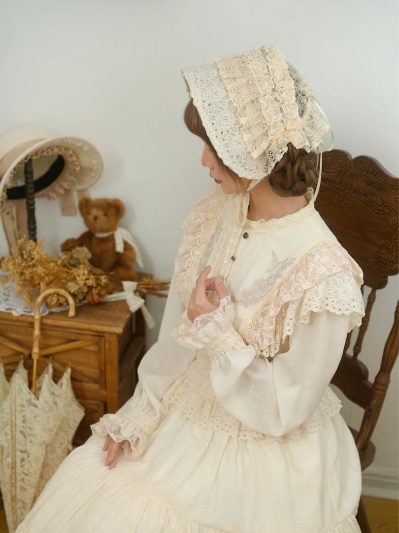 星箱works サマーピクニック 2wayボンネット ベージュ