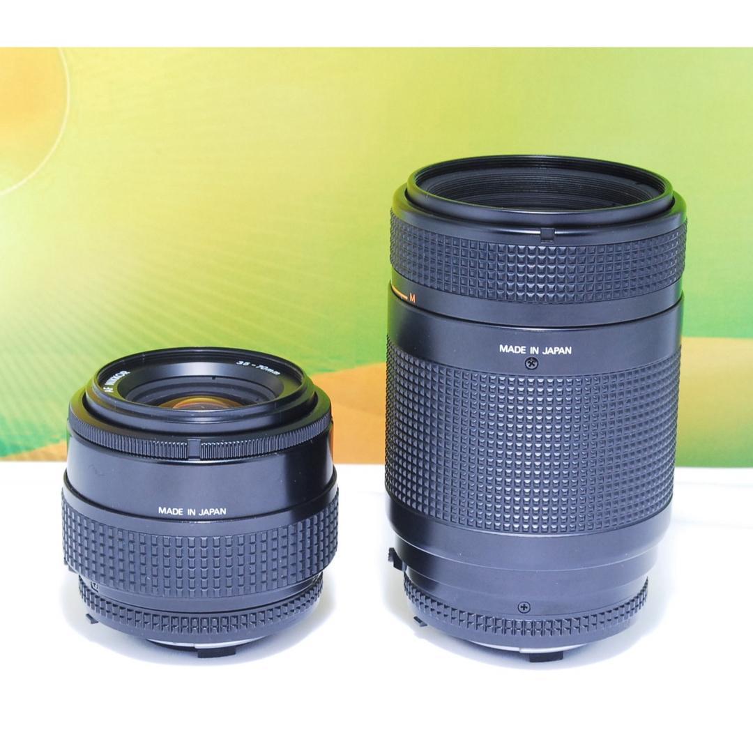 レトロかわいい✨Nikon D70 ダブルレンズセット バッグ付き すぐ撮影可