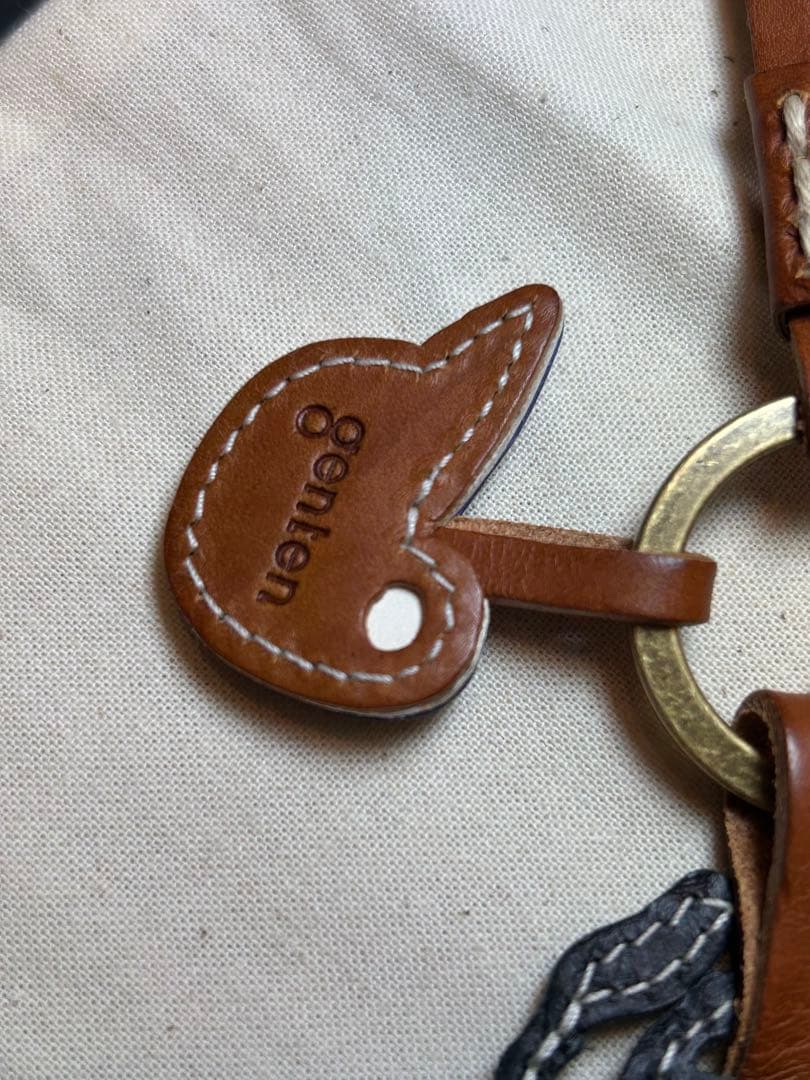 genten ゲンテン レザーチャーム 野球　　Snoopy スヌーピー 新品